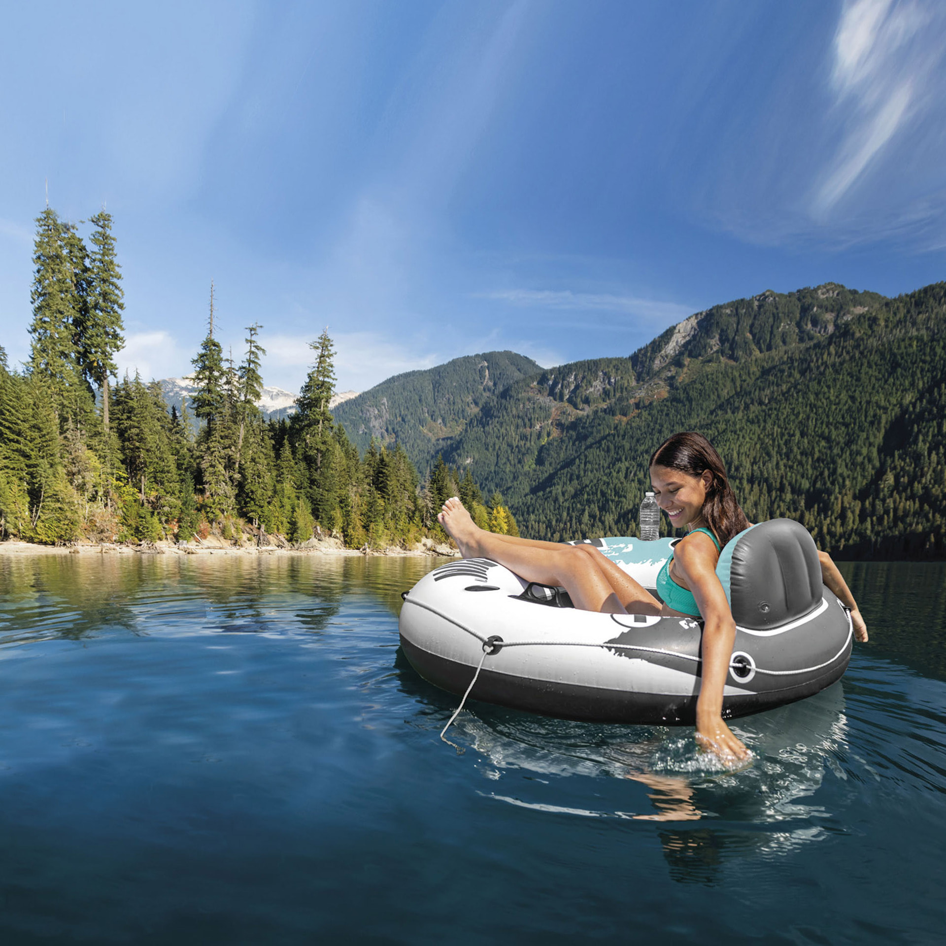 Intex Ciambella River Run, Colori Assortiti, 135 cm