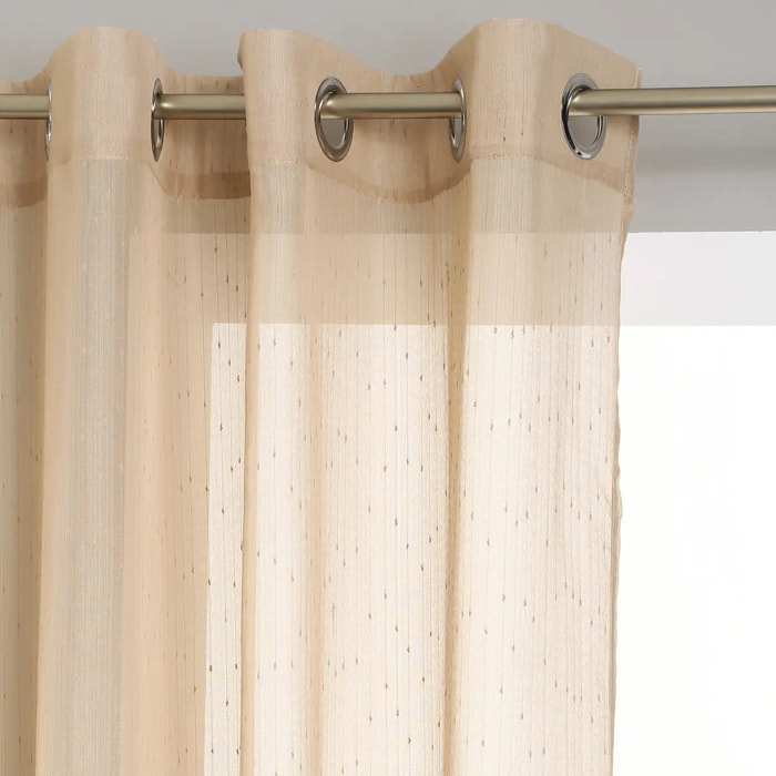 Voilage beige - 140x240 cm