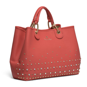 Borsa a mano  da donna In Poliestere e Poliuretano Prodotto artigianale 37x27,5x15 cm