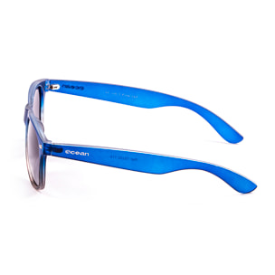 Gafas de sol OCEAN BEACH WAYFARER - Azul oscuro arriba y carey abajo y / Ahumada gradual