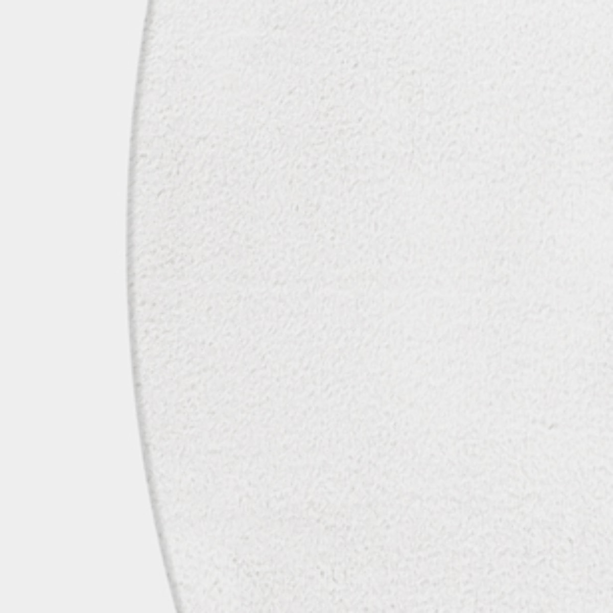 BARROW - Tapis rond en fausse fourrure doux uni Blanc