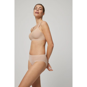 Mutandina midi Adapt con finiture nude invisibili
