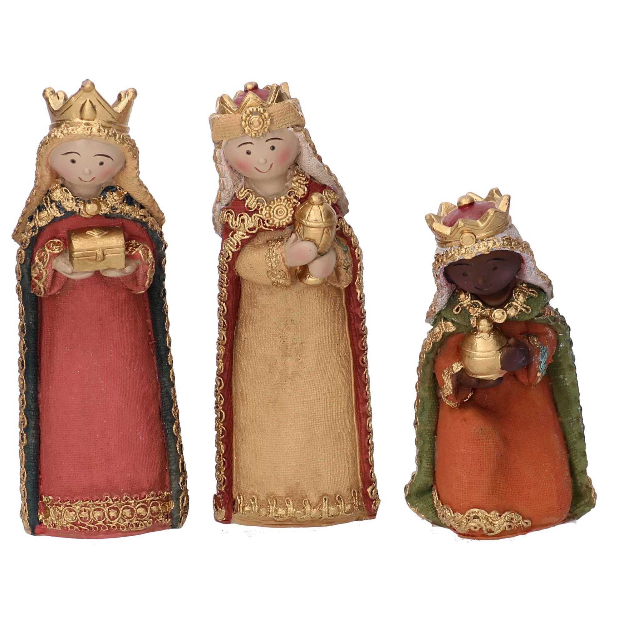 Presepe in resina set 11pz cmh13