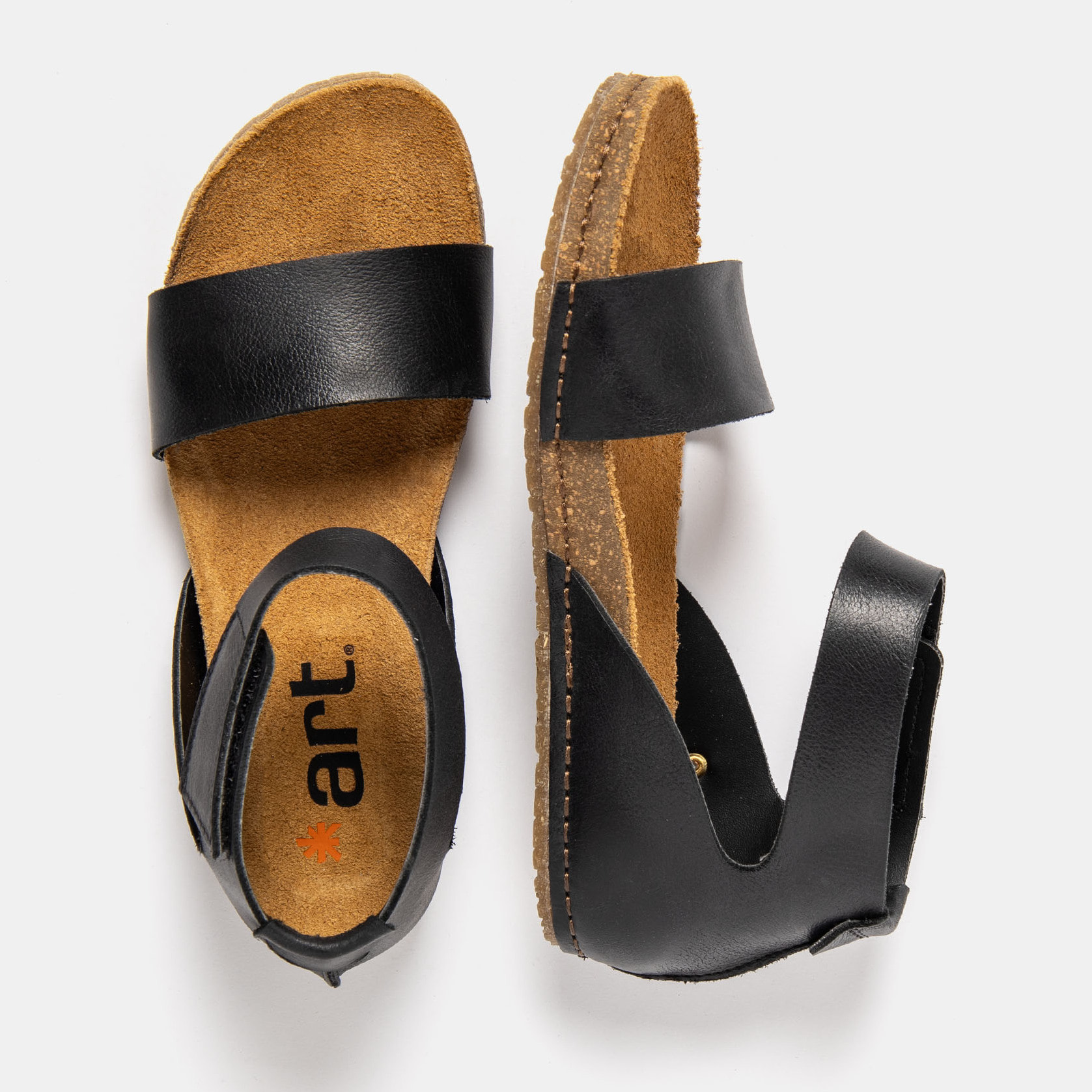 Sandalias 0382 ROMA BLACK/ CRETA color Black