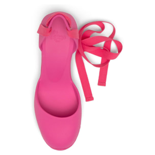 Alpargatas de cuña de mujer Careen en goma eva natural y sostenible con cierre de cintas