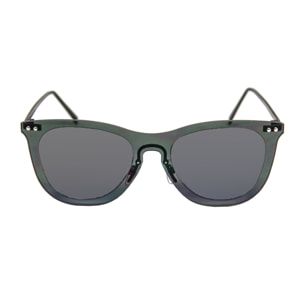 Gafas de sol OCEAN GENOVA - Negro transparente / Cielo negro degradado y patillas de metal negro mate