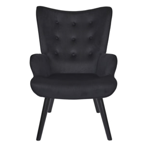 Fauteuil De Salon Giulia Noir