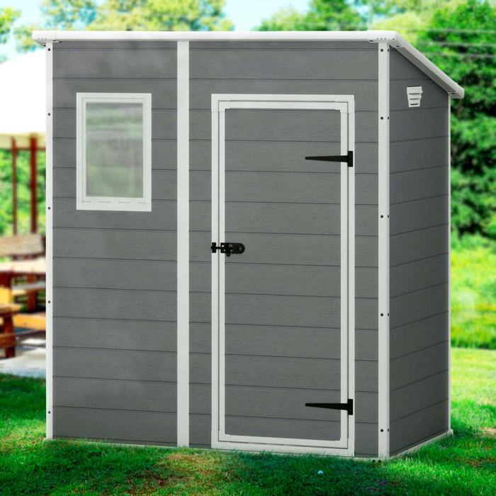 Keter manor - casetta da giardino in resina 183x111 cm