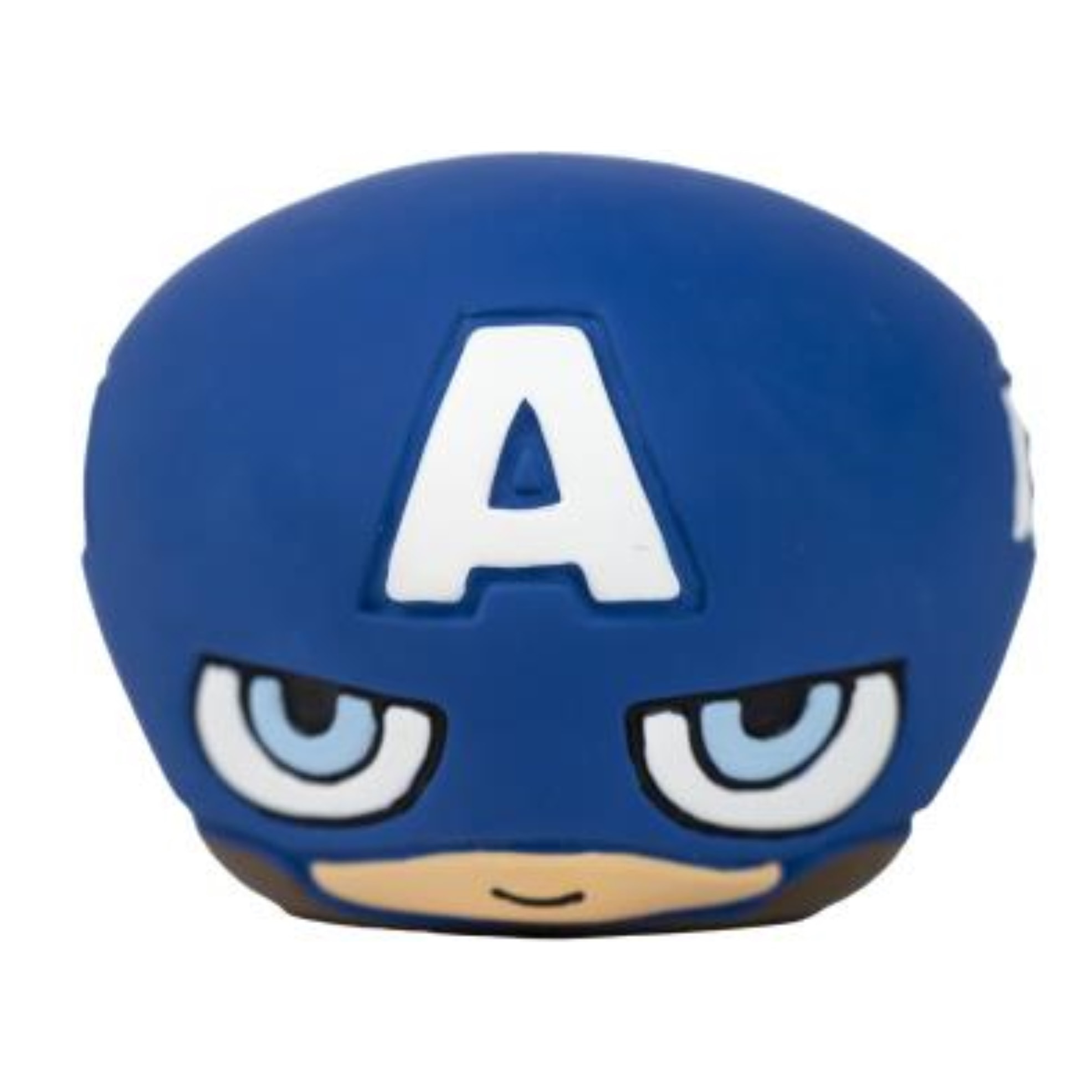 Juguete 3d de latex para perros diseño capitan américa