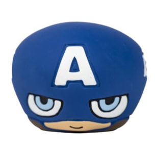 Juguete 3d de latex para perros diseño capitan américa