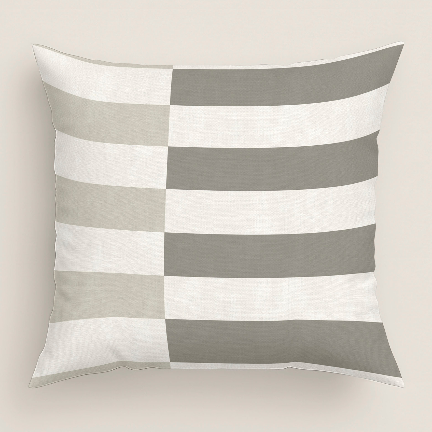 Naturals - Funda de Cojín Estampado - Con Cremallera - Sin relleno - 100% Algodón - Robert