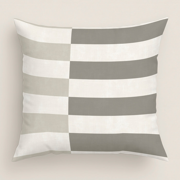 Naturals - Funda de Cojín Estampado - Con Cremallera - Sin relleno - 100% Algodón - Robert