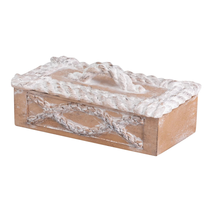 Caja Resina Natural 20x10x7,5 Cm