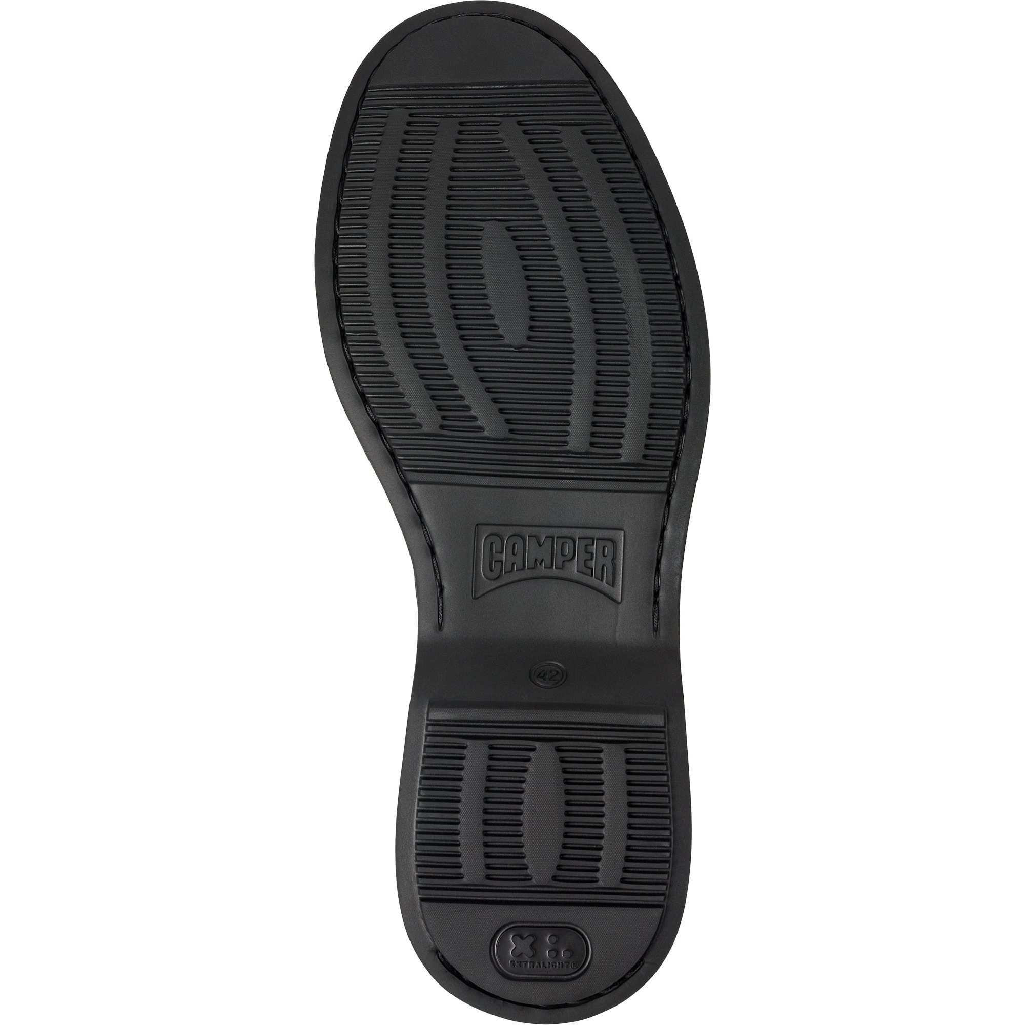 Zapatos de cordones - CAMPER Norman - Marron - Cuero liso