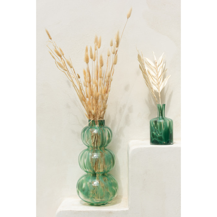 J-Line fleur sechée bouquet Queue De Lievre - rotin - beige - small