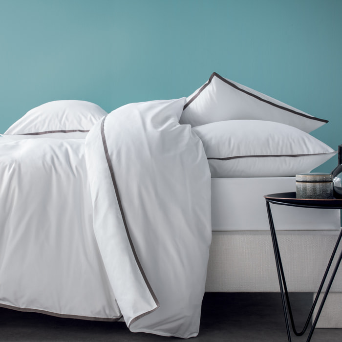 Housse de couette en percale de coton prestige 120 fils, VOLUPTÉ PURE