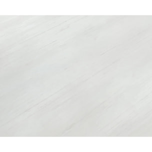 Tavolo RAVENNA in legno bianco anticato e struttura in metallo grigio antracite 80x80 cm