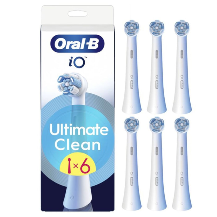 Brossette dentaire ORAL-B x6 Ultimate Clean Blanc