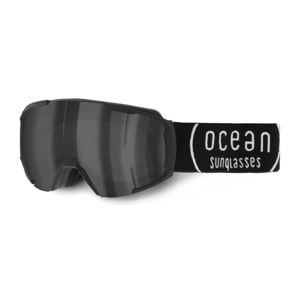 Gafas de esquí OCEAN KALNAS - Negro / Ahumada con borde negro