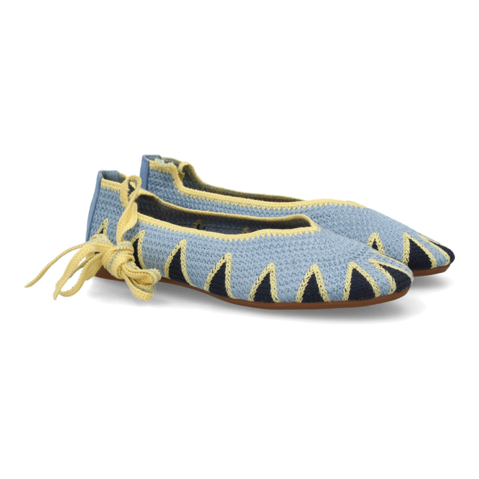 Bailarinas diseño artesanal tejidas a mano