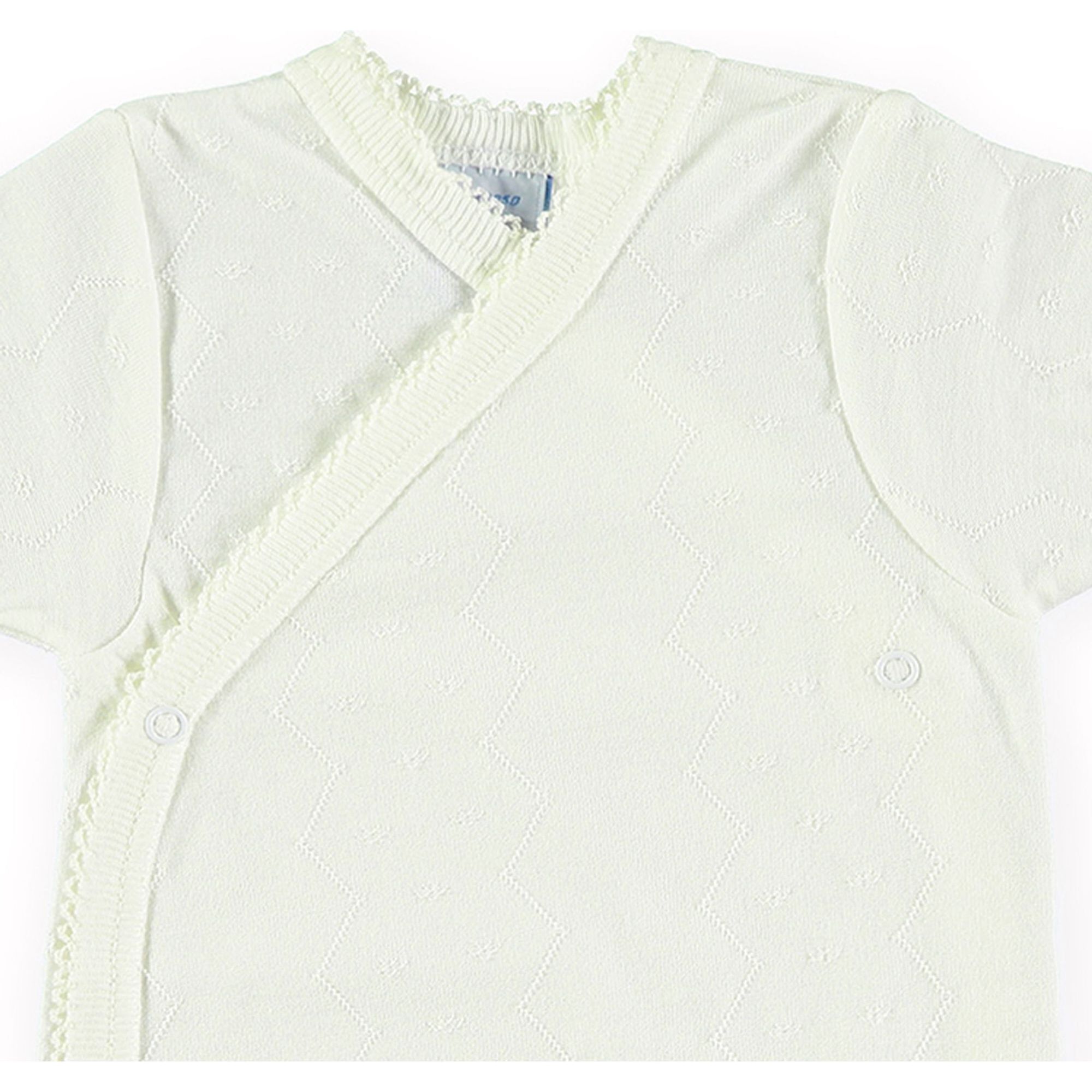 Body cruzado bebé manga corta algodón