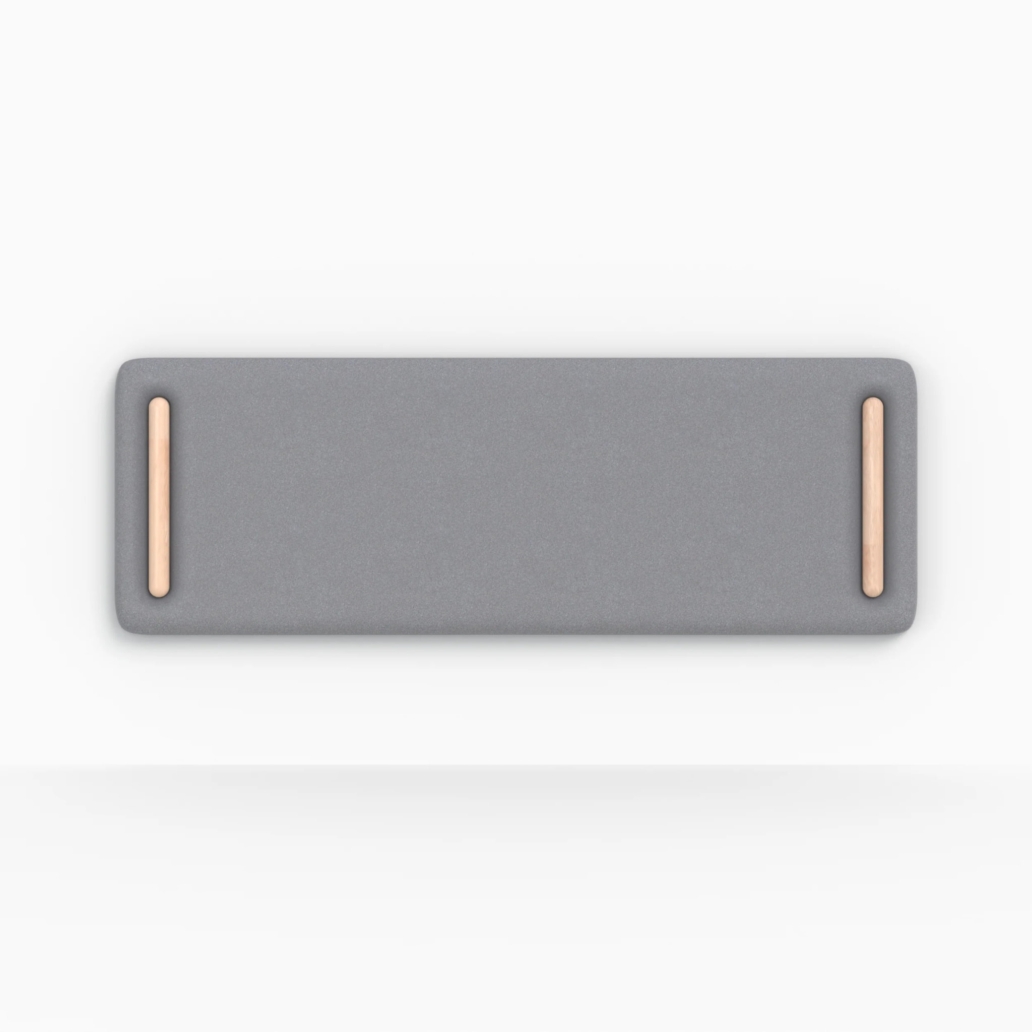 Tête de lit en tissu gris 160 cm - Katia