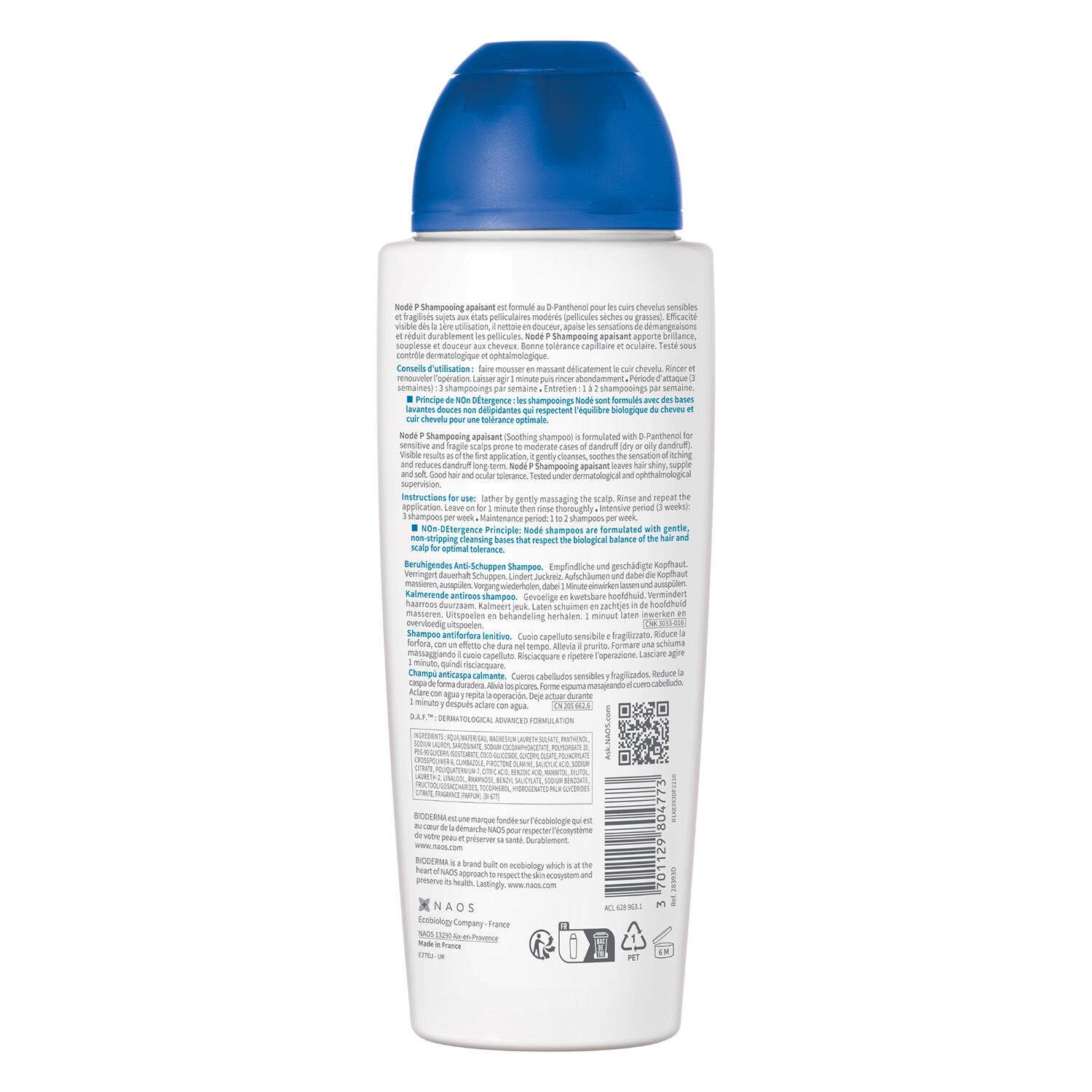 Nodé P - Shampooing Apaisant 400 ml