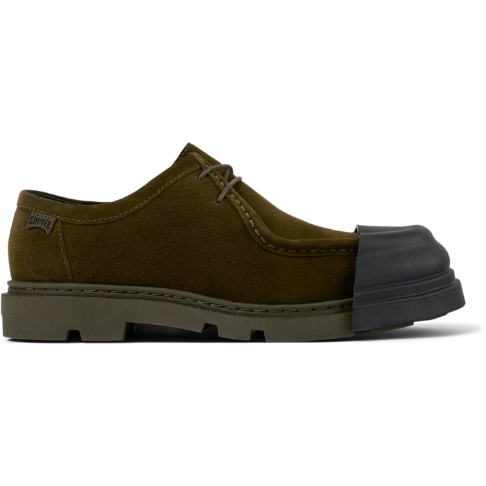 Scarpe stringate - CAMPER Junction - Verde - Pelle scamosciata