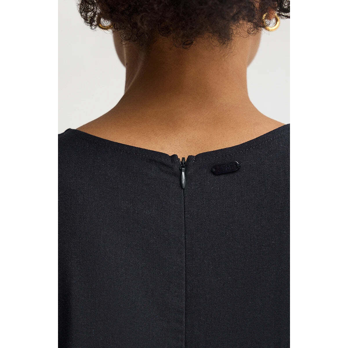 Vestiti cotolino blu marino smanicato con logo Polo Club