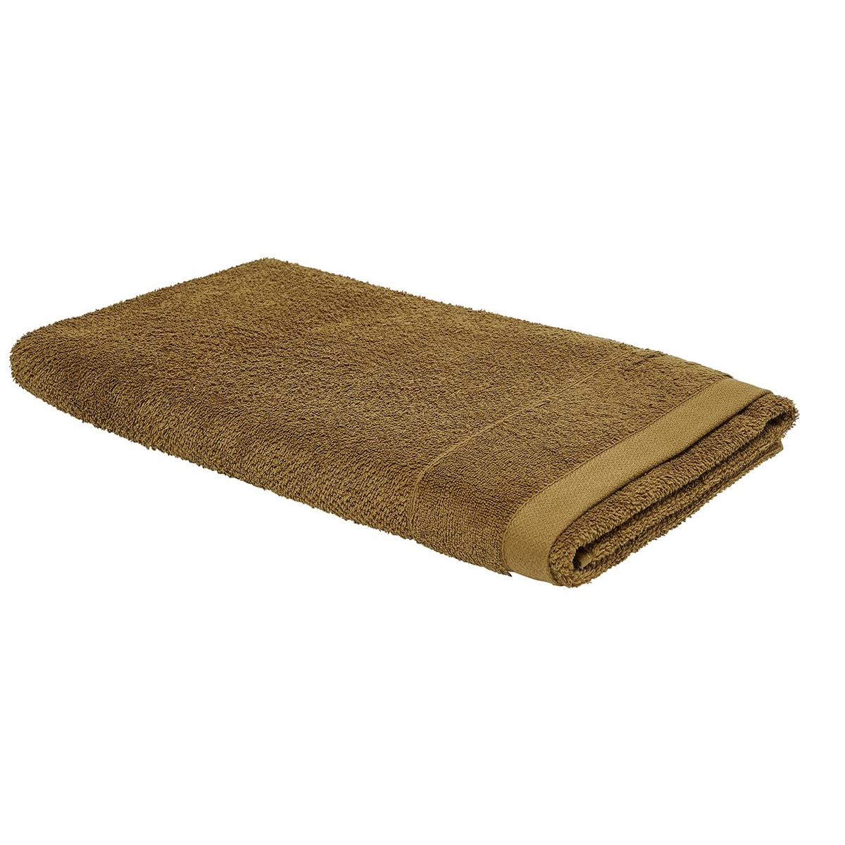 Maxi drap de bain uni BIO ORGANIC bronze