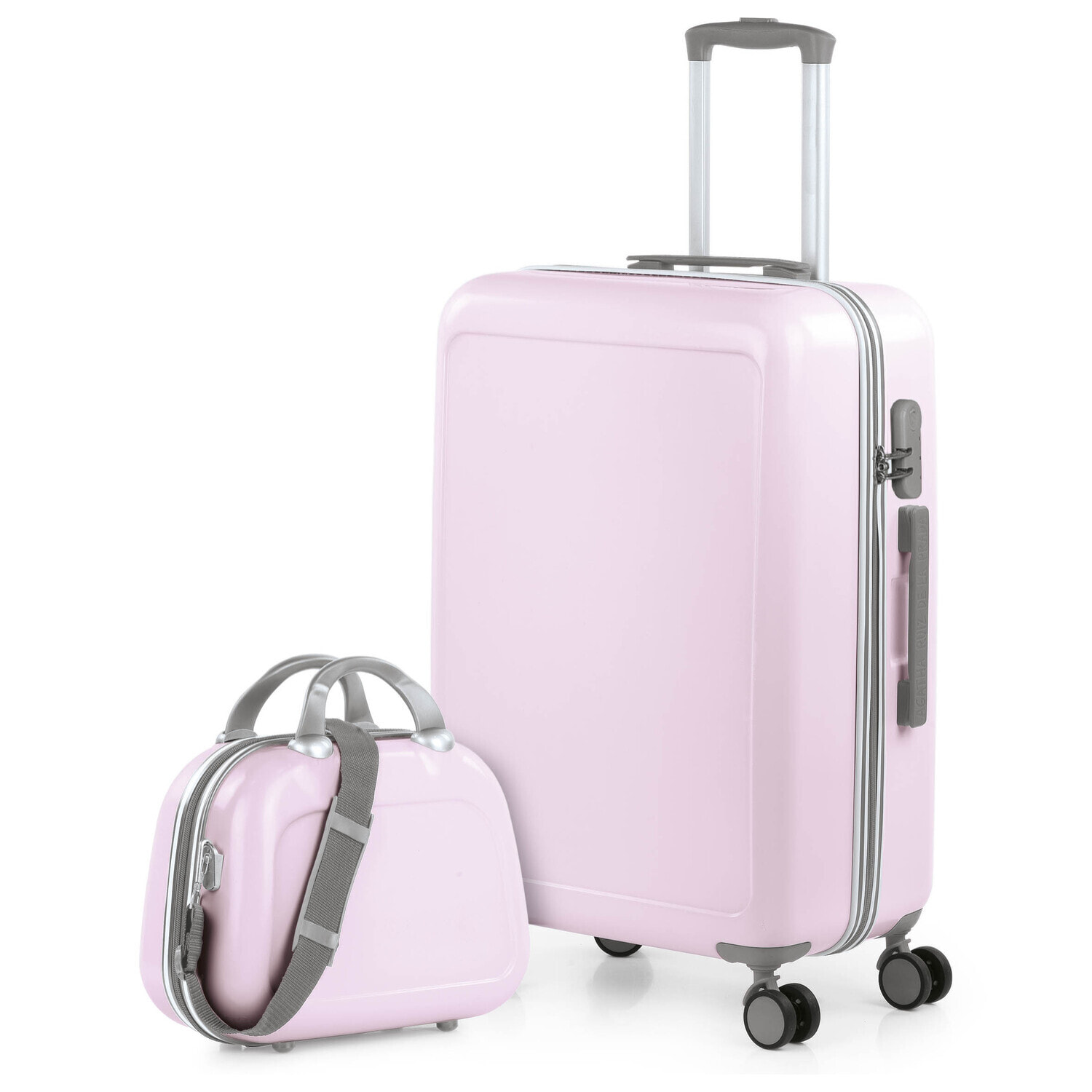 Juego De Maletas Pc Itaca Stickers Rosa