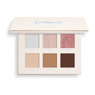 LOLLYPOP EYESHADOW PALETTE Palette occhi da 6 ombretti in textures matt, shimmer e ibride.