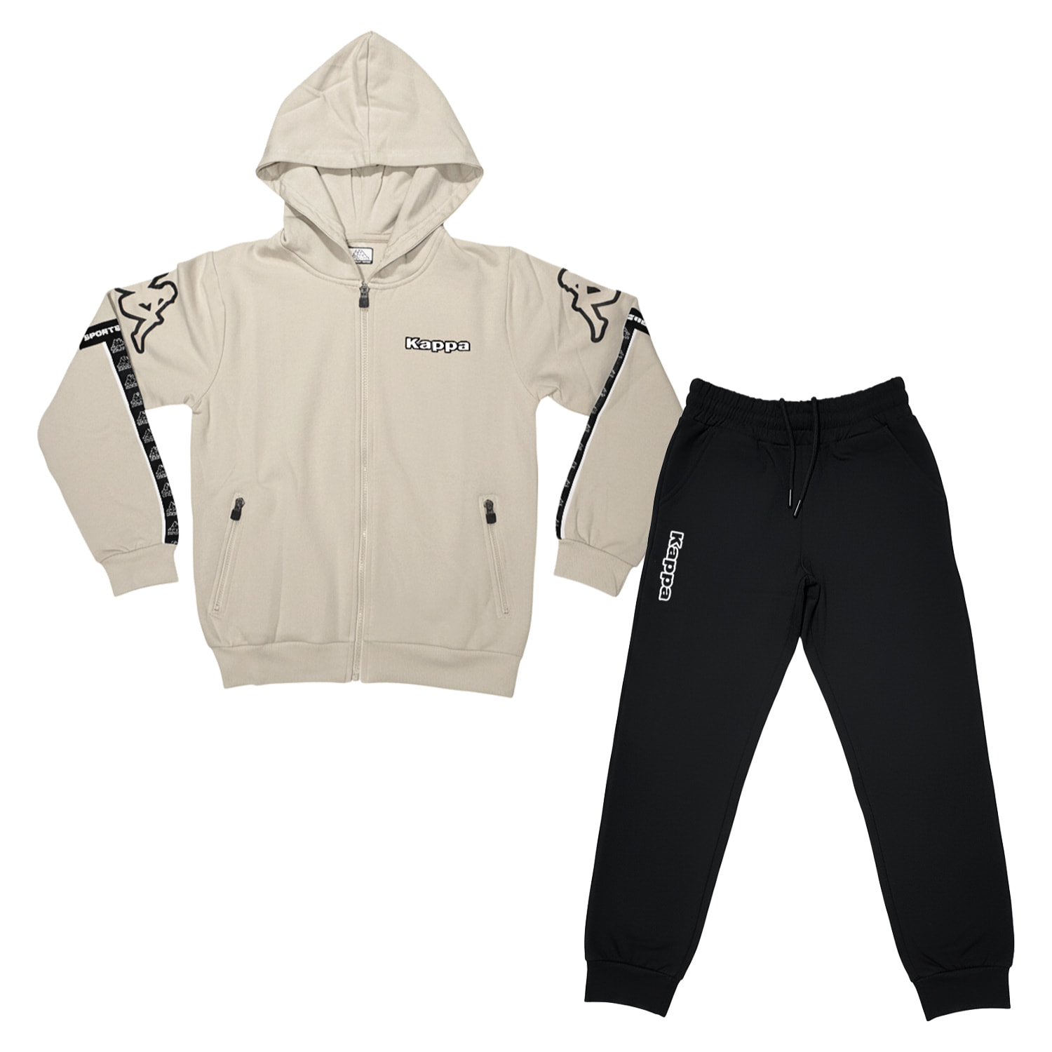 Tuta Ragazzo KAPPA 8 - 16 Anni Cotone Felpato