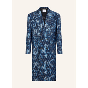 PHILIPP PLEIN Jacquard Denim Coat Monogram