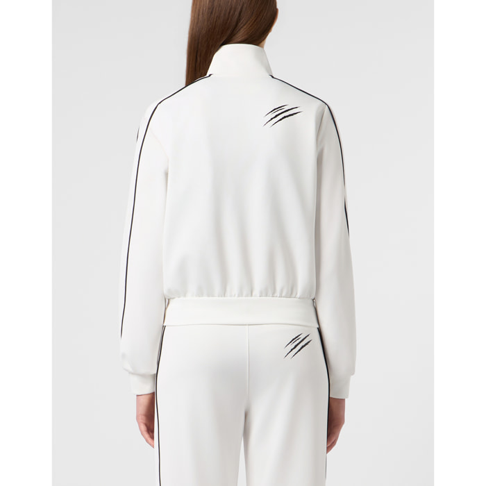 PLEIN SPORT Cropped Tracksuit Jacket
