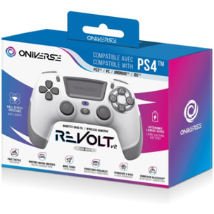 Manette ONIVERSE l Revolt V2 Bluetooth Moon White