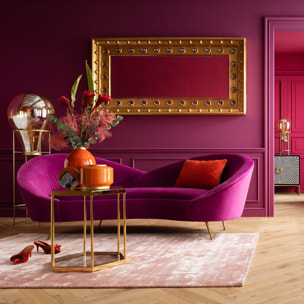 Canapé Night Fever 3 places velours violet Kare Design