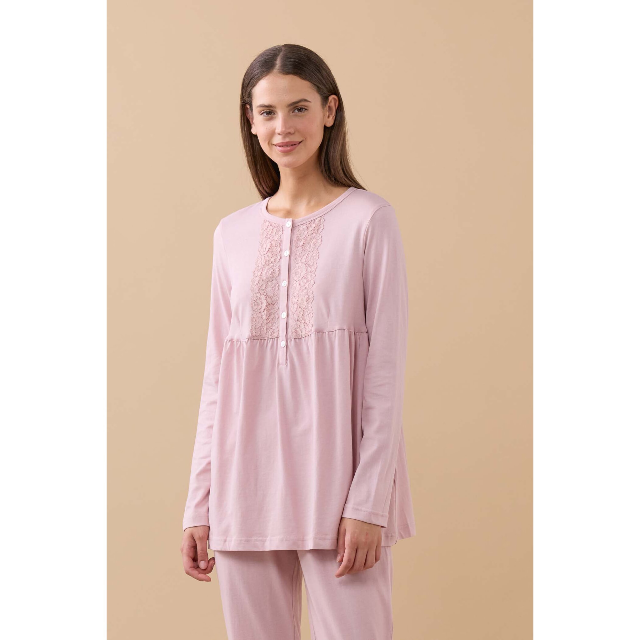 Pigiama donna caldo cotone luisa Noidinotte