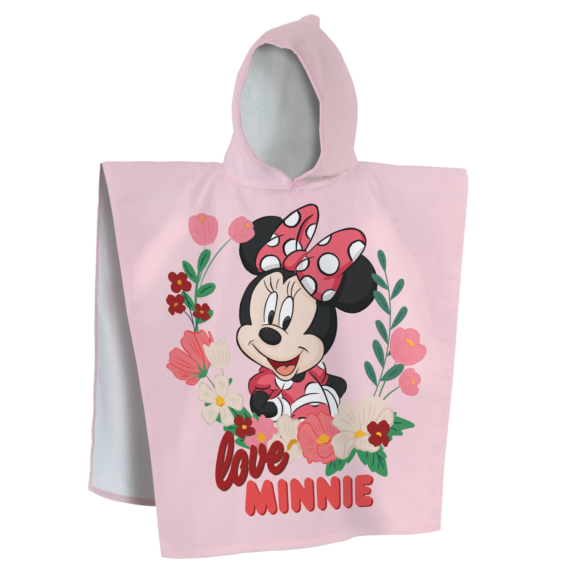 Cape de bain imprimée 100% coton, DISNEY HOME MINNIE CUTE