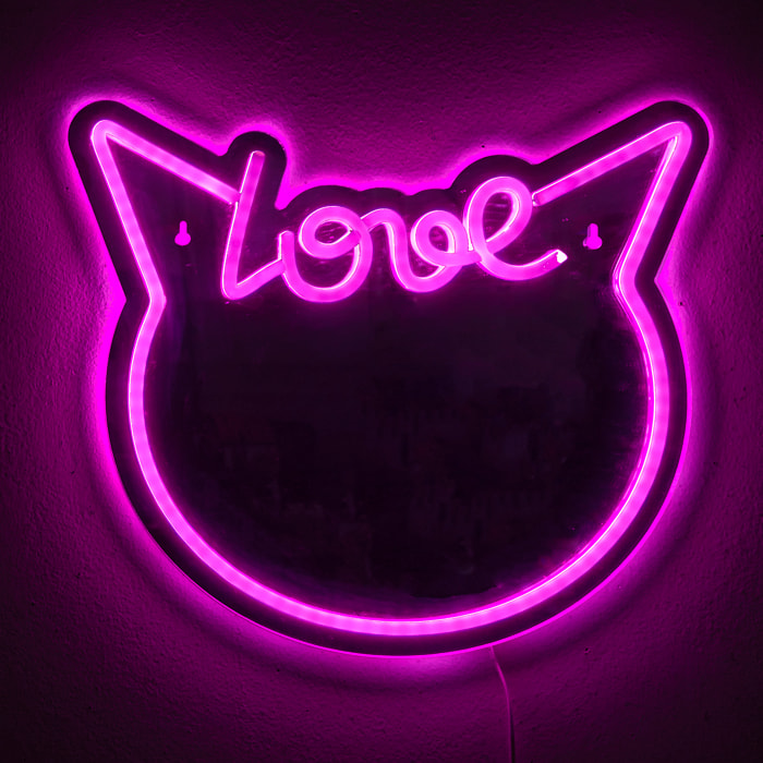 Mirroir Led Effet Neon