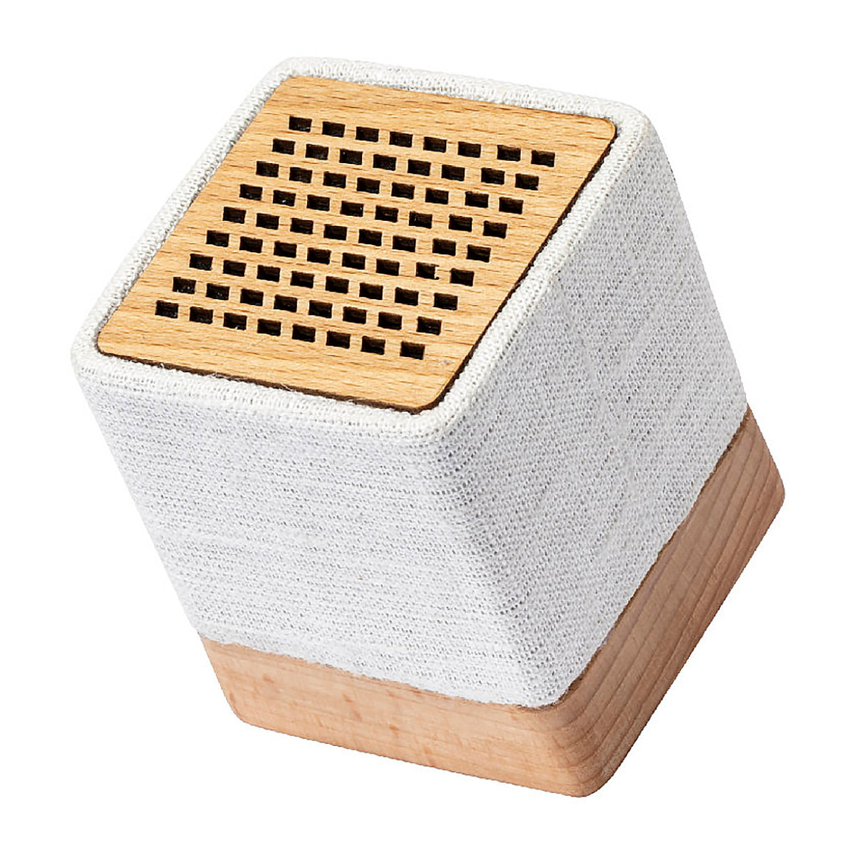 Altoparlante Bluetooth in canapa naturale e legno. Potenza sonora 3W. Batteria 300mAh