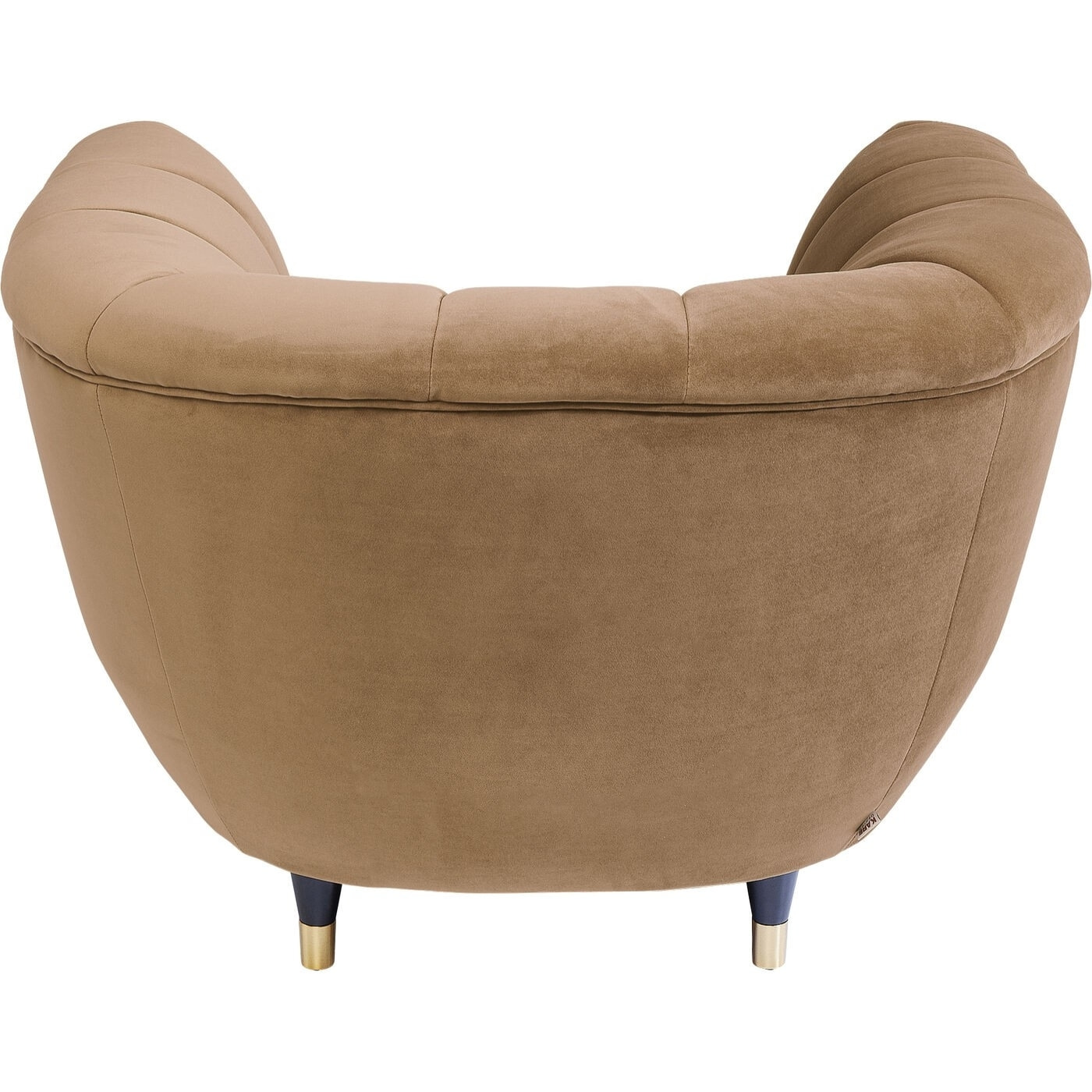 Fauteuil Spectra velours marron Kare Design