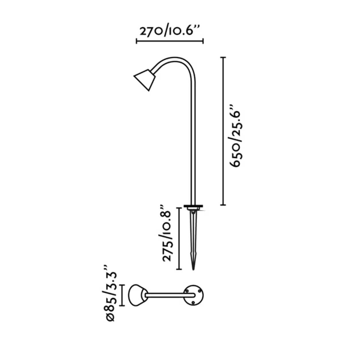 LILY 650 Piquet noire