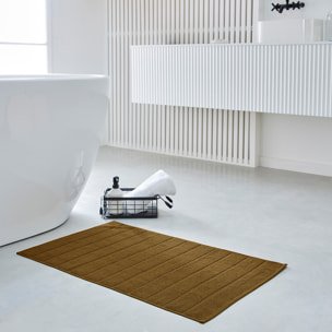 Tapis de bain uni ESSENTIAL bronze