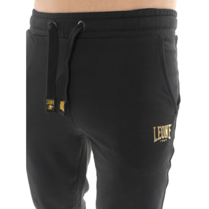 Tuta invernale uomo con cappuccio e zip, pantalone dritto Leone 1947 Gold