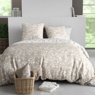 Parure Housse De Couette 3pcs Microfibre Effet Pêche TERENCE