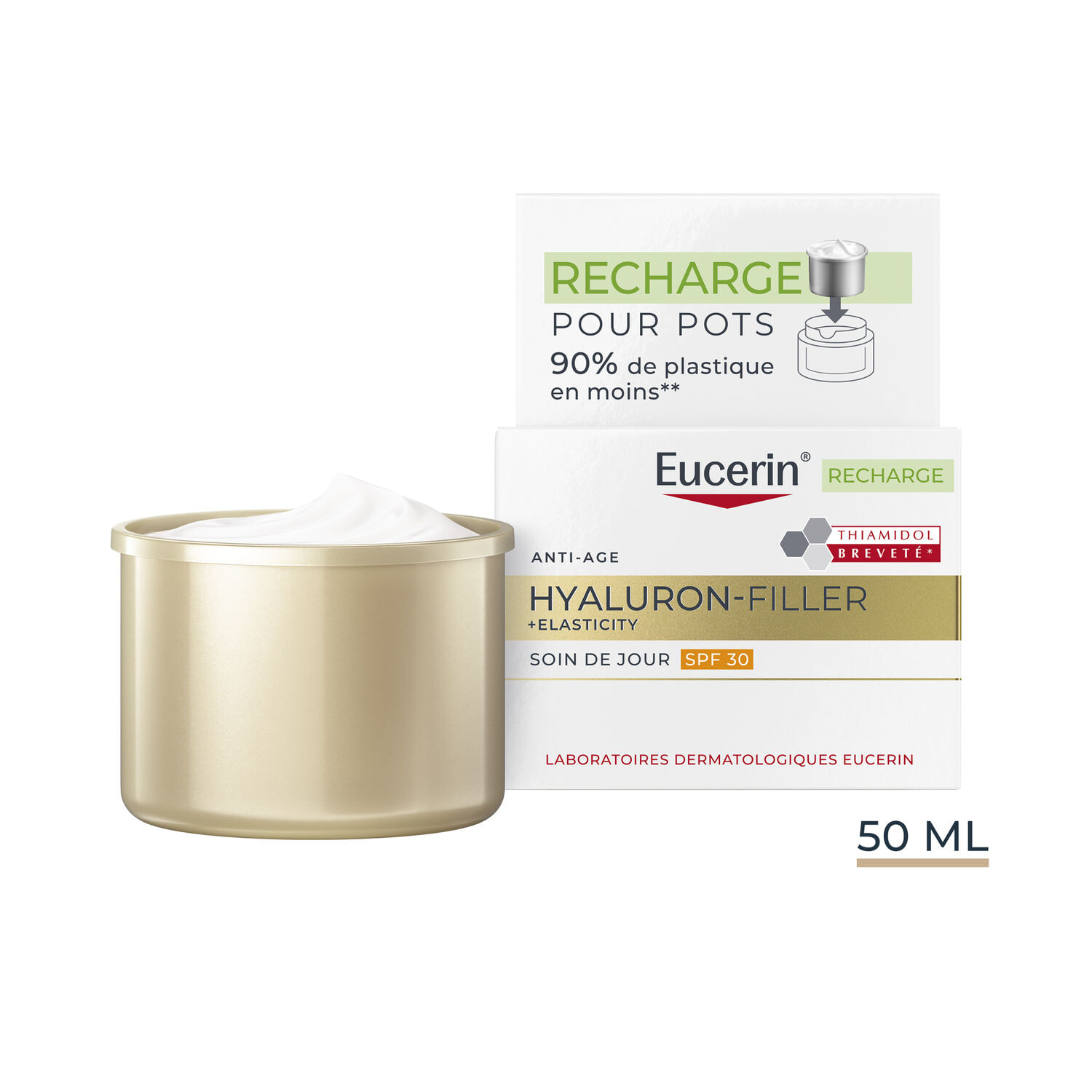 Hyaluron-Filler + Elasticity SPF30  - Recharge anti-âge soin de jour 50 ml
