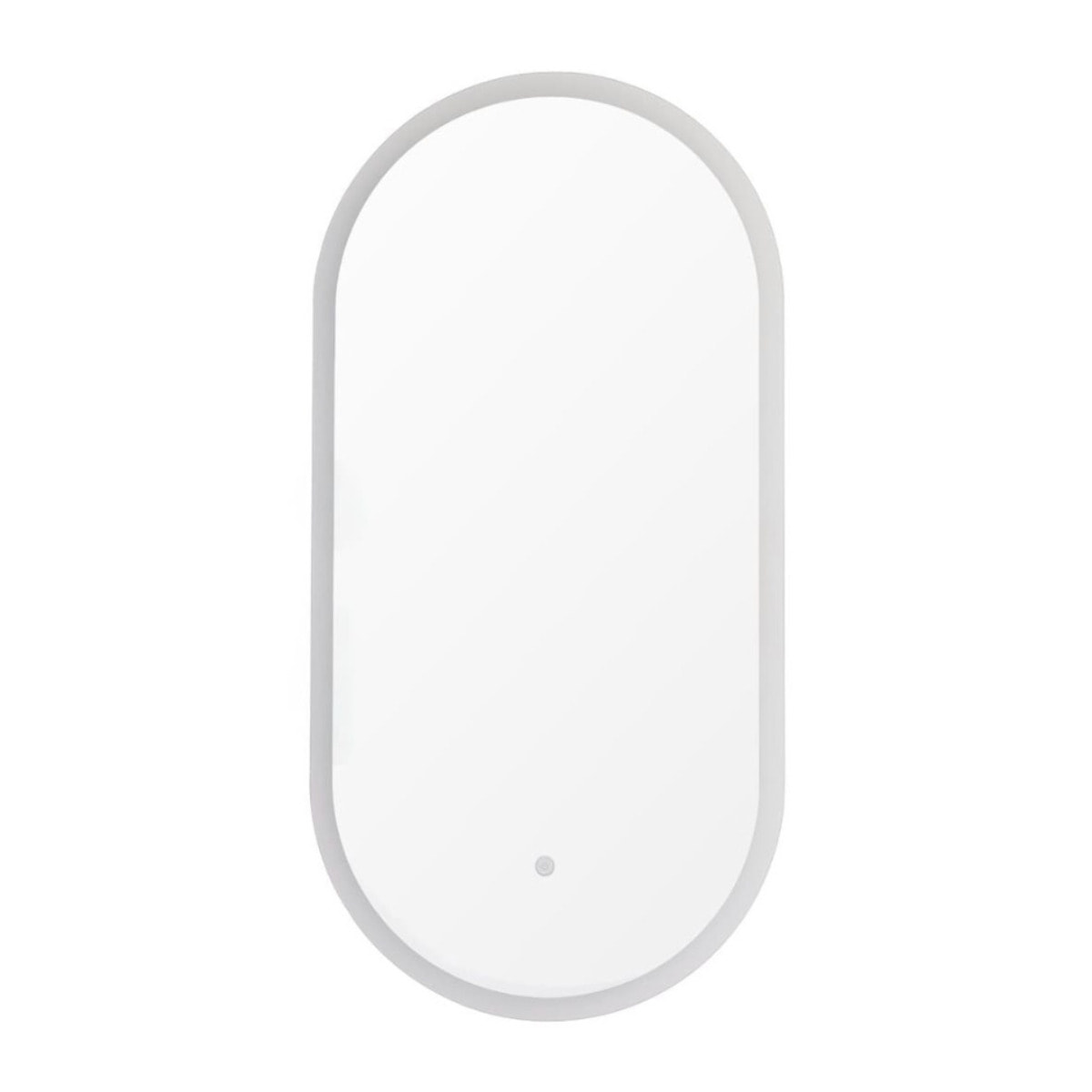 Miroir LED ovale 54 x 94 cm avec éclairage lumineux et capteur tactile Fusion SAT (SATZFULED5494)