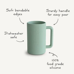 Mushie Taza Enjuague Baño Solid