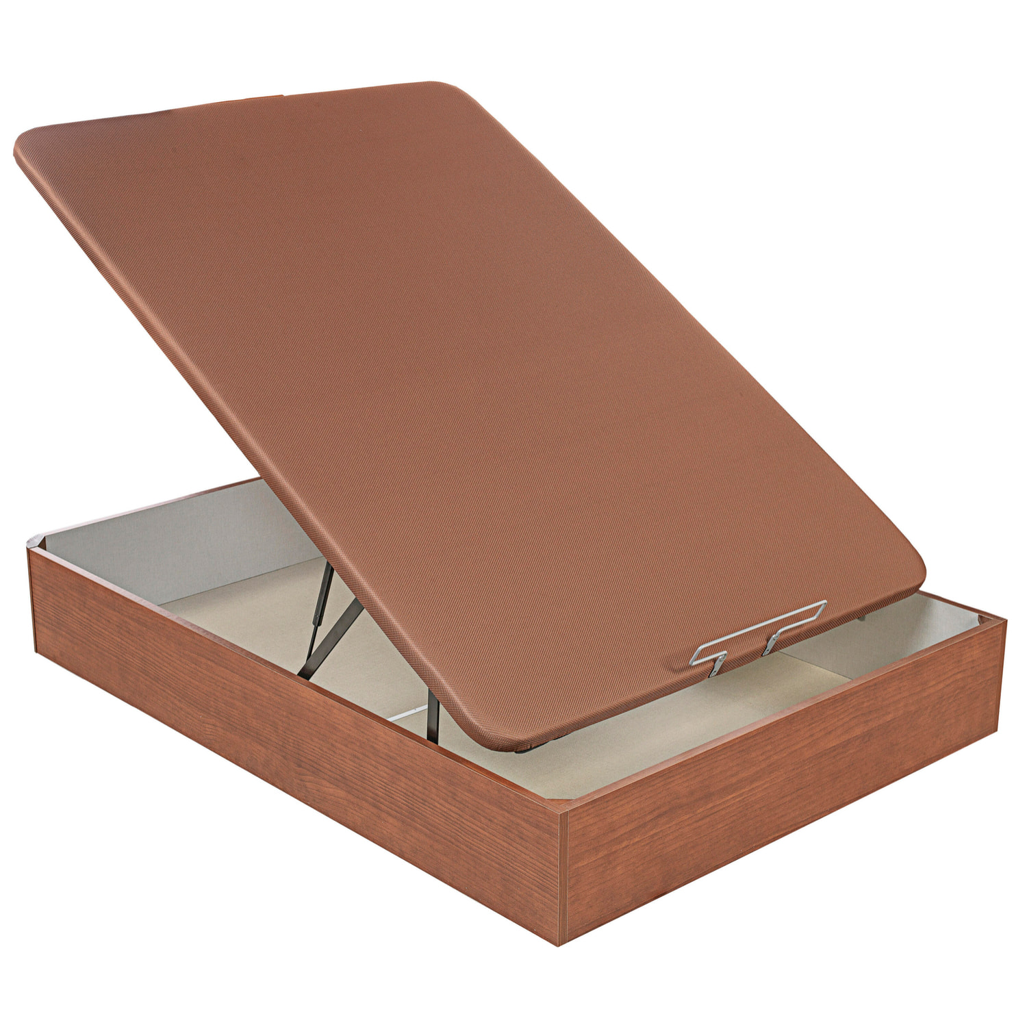 Canapé Abatible 32CM | ENVÍO, MONTAJE Y RECOGIDA ANTIGUO INCLUIDO | Madera | Cerezo | Gran capacidad | Tapa 3D | WHAT THE SLEEP